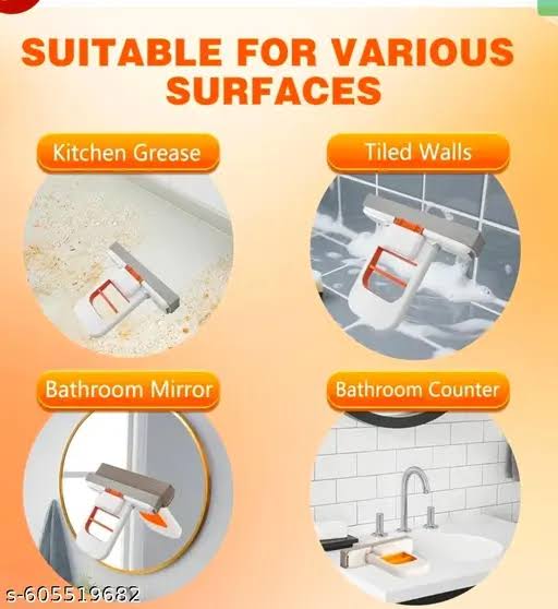 Foldable Desktop Mop, Mini Sponge Mop, Portable Mini Self Squeezing Wet Dry Mops For Bathroom & Kitchen