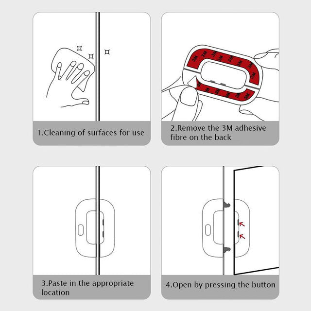 Child Safety Fridge Lock